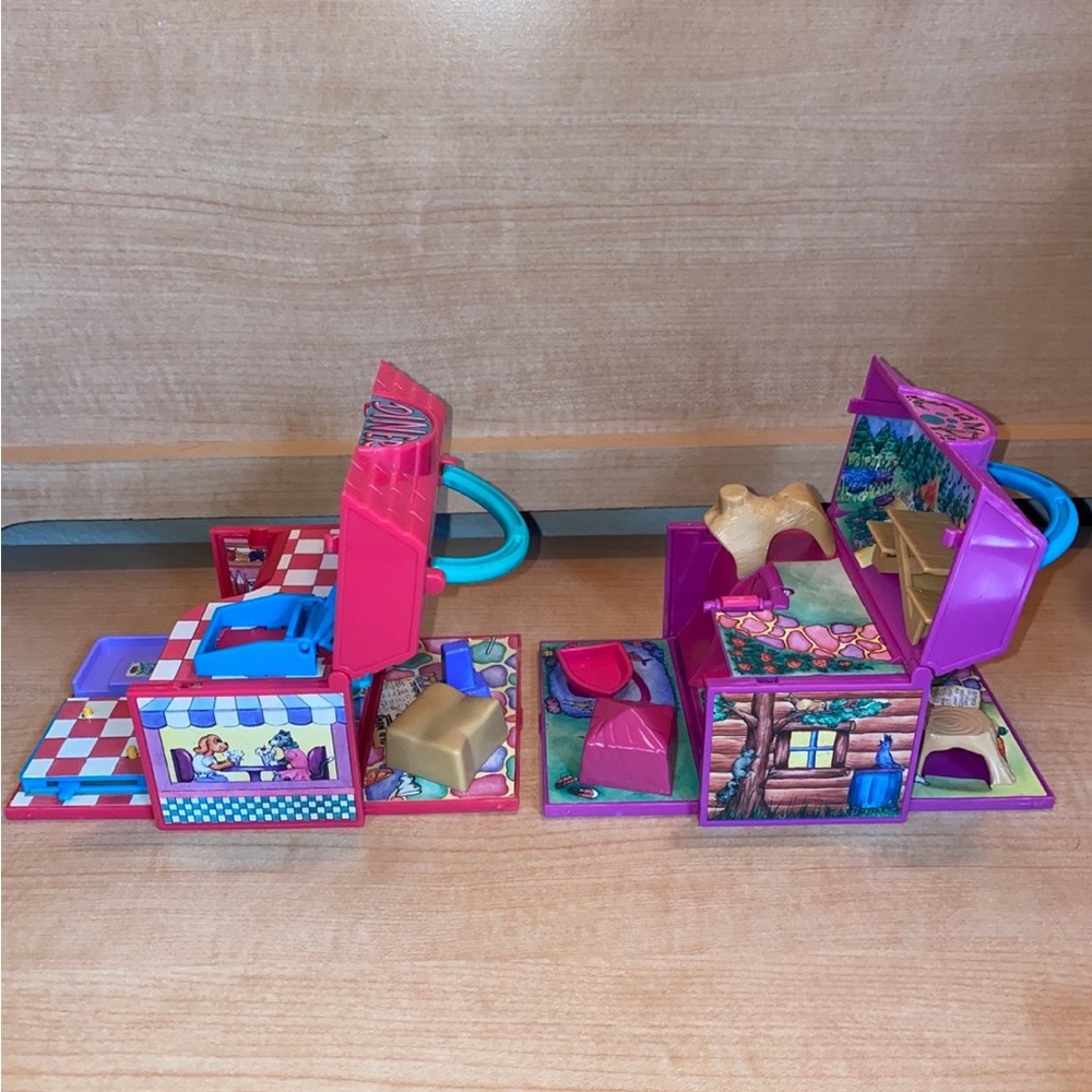 Vintage EUC Galoob Pound Puppies Playset Bundle Diner and Camp playsets - Picture 9 of 12